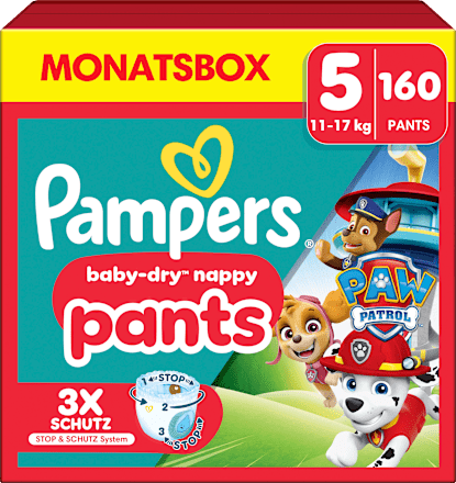 Baby Pants Baby Dry Paw Patrol Gr. 5 Junior (12-17 kg) Monatspack Pampers baby-dry