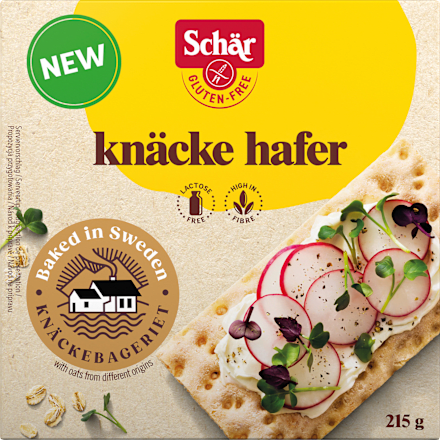 Knäckebrot, Hafer, glutenfrei Schär