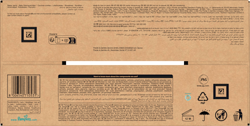 Baby Pants Premium Protection Gr.6 Extra Large (13-19 kg), Monatsbox Pampers