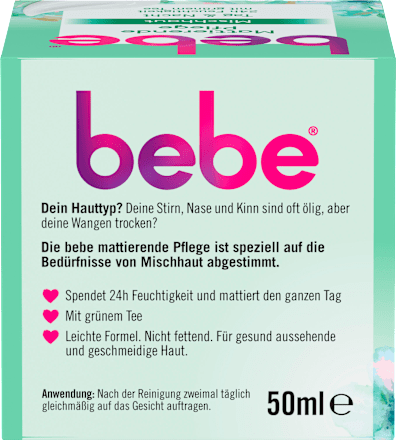Gesichtscreme Mattierende Pflege  bebe