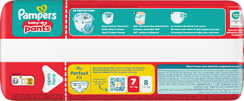 Baby Pants Baby Dry Gr. 7 Extra Large (15+ kg) Big Pack Pampers baby-dry