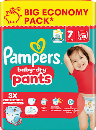 Baby Pants Baby Dry Gr. 7 Extra Large (15+ kg) Big Pack Pampers baby-dry