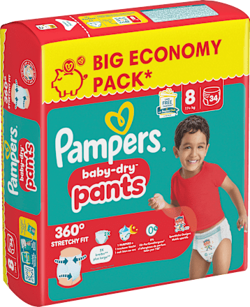 Baby Pants Baby Dry Gr. 8 Extra Large (17+ kg) Big Pack Pampers baby-dry