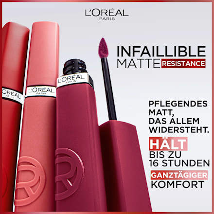 Lippenstift Infaillible Matte Resistance 16H, 420 Le Rouge Paris L'ORÉAL PARiS