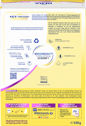 Anfangsmilch Expert HA Pre von Geburt an Nestlé BEBA
