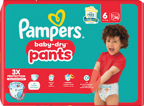Baby Pants Gr. 6 XL (13-19 kg) Pampers baby-dry