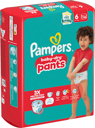 Baby Pants Gr. 6 XL (13-19 kg) Pampers baby-dry