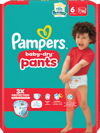 Baby Pants Baby Dry Gr. 6 XL (13-19 kg) Pampers baby-dry
