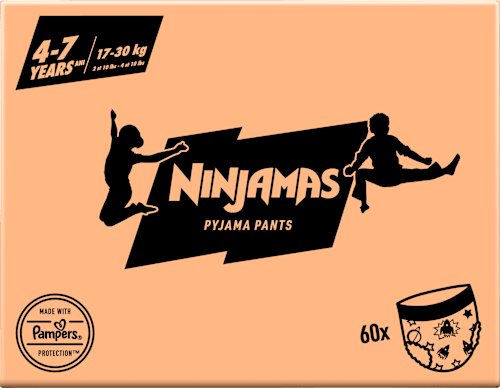 Pyjama Pants Jungen 4-7 Jahre, Monatsbox Ninjamas