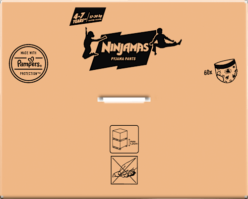 Pyjama Pants Jungen 4-7 Jahre, Monatsbox Ninjamas