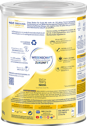 Kindermilch Junior 2+ ab 2 Jahre Nestlé BEBA