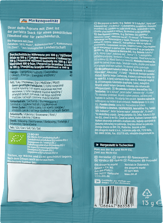 Popcorn Zimt, Adventskalender zum Selbstgestalten 2025 dmBio