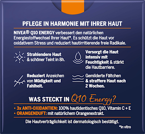 Anti Falten Nachtcreme Q10 Energy  NIVEA