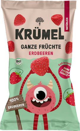 Kindersnack Ganze Erdbeeren, ab 3 Jahren KRÜMEL
