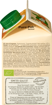 Sok z marchwi kwaszonej dmBio