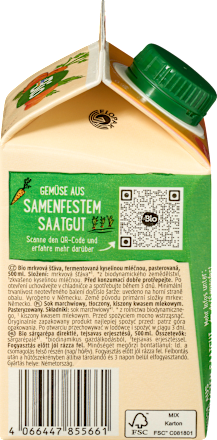 Sok z marchwi kwaszonej dmBio