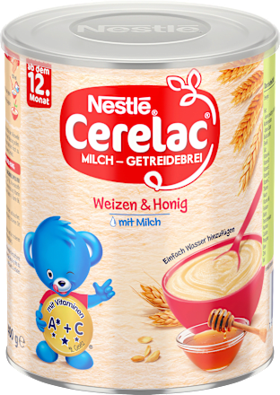 Getreidebrei Milch Cerelac Weizen & Honig ab dem 12. Monat Nestlé Cerelac