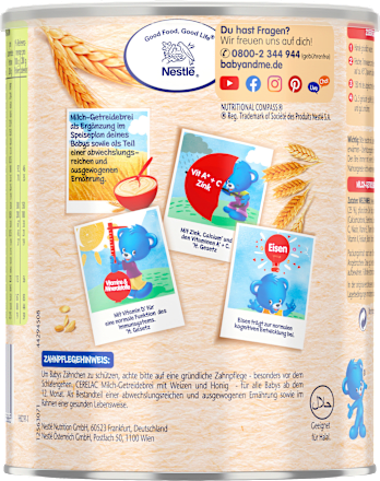 Getreidebrei Milch Cerelac Weizen & Honig ab dem 12. Monat Nestlé Cerelac