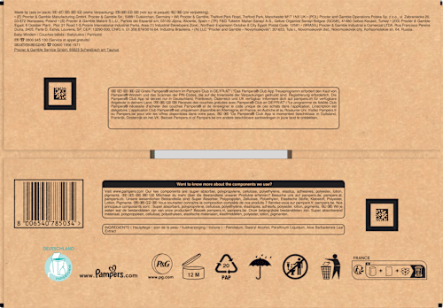 Windeln Baby Dry Gr.4 Maxi (9-14 kg), Monatsbox Pampers