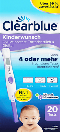 Ovulationstest Fortschrittlich & Digital Clearblue