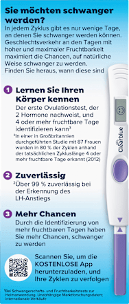 Ovulationstest Fortschrittlich & Digital Clearblue