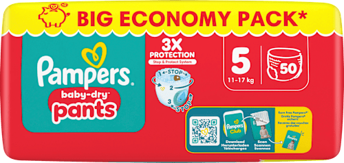 Baby Pants Baby Dry Gr. 5 Junior (11-17 kg) Big Pack  Pampers