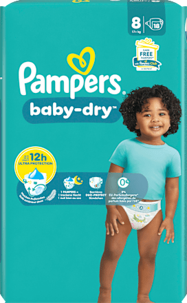 Windeln Baby Dry Gr. 8 XL (17+ kg) Pampers baby-dry