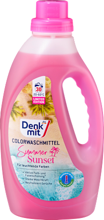 Detergent de rufe colorate lichid apusul verii 30 spălări Denkmit