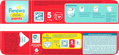 Baby Pants Premium Protection Gr.5 Junior (11-17 kg) Pampers premium protection