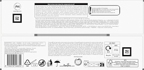 Windeln Baby Dry Gr.6 (13-18 kg) Limited Edition Paw Patrol, Monatsbox Pampers