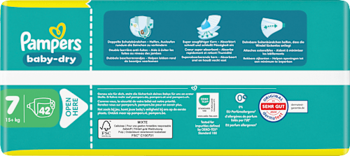 Windeln Baby Dry Gr.7 XL (15+ kg), Big Pack  Pampers