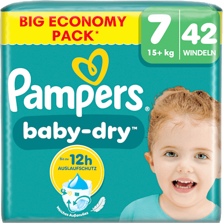 Windeln Baby Dry Gr.7 XL (15+ kg), Big Pack  Pampers