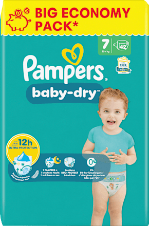 Windeln Baby Dry Gr.7 XL (15+ kg), Big Pack  Pampers