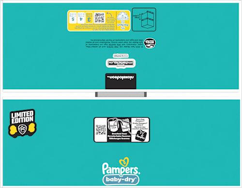 Windeln Baby Dry Gr.3 (6-10 kg) Paw Patrol, Monatsbox Pampers