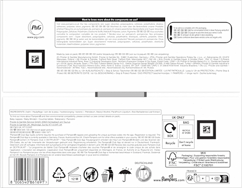 Windeln Baby Dry Gr.3 (6-10 kg) Paw Patrol, Monatsbox Pampers