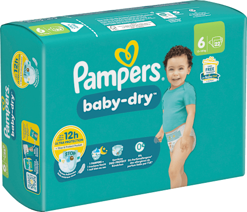 Windeln Baby Dry Gr. 6 XL (13-18 kg) Pampers baby-dry
