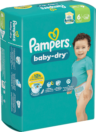 Windeln Baby Dry Gr. 6 XL (13-18 kg) Pampers baby-dry