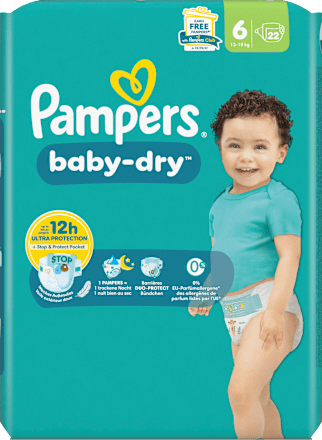 Windeln Baby Dry Gr. 6 XL (13-18 kg) Pampers baby-dry