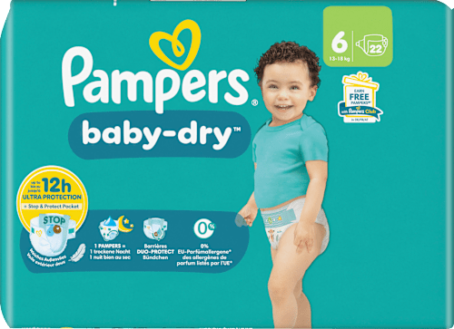 Windeln Baby Dry Gr. 6 XL (13-18 kg) Pampers baby-dry