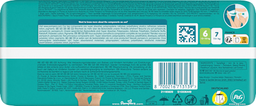 Windeln Baby Dry Gr. 6 XL (13-18 kg) Pampers baby-dry