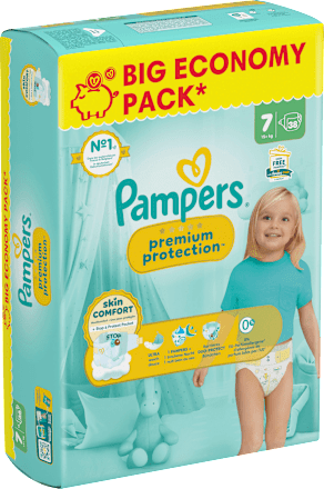 Windeln Premium Protection Gr. 7 XL (15+ kg) Big Pack Pampers