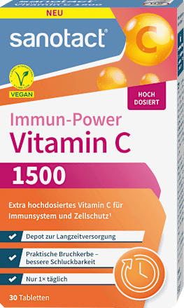 sanotactVitamin C 1500 mg, 30 St, 57 gNahrungsergänzungsmittel