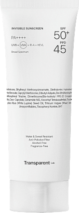 Sonnencreme Gesicht Invisible LSF 50+ Transparent Lab