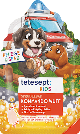 Sprudelbad Kommando Wuff sortiert  tetesept: KIDS