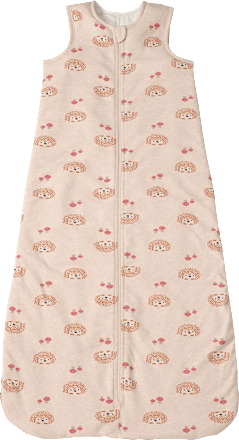 Schlafsack 2 TOG mit Igel-Muster, beige, 100 cm ALANA