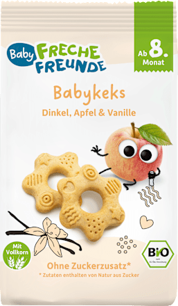 Babykekse Dinkel, Apfel & Vanille ab dem 8. Monat Freche Freunde