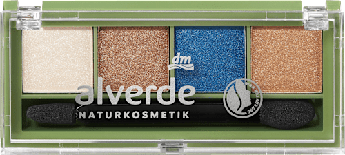 Paletă farduri de pleoape Quattro Nr. 97 Desert Illusion alverde NATURKOSMETIK