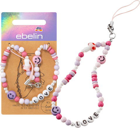 Handykette mit Perlen  ebelin