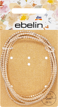 Armbänder elastisch mit Glitzersteinchen ebelin