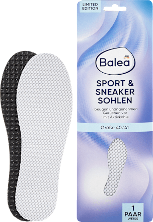 vložky do bot Sport & Sneaker bílé, velikost 40-41 Balea